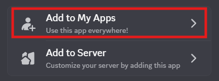 Adding Upo to a Discord profile